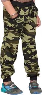 Cotton Blend Regular Fit Trackpants for Boys & Girls 