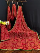 Georgette Printed Saree for Women 