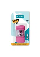 Apsara Tidy up Sharpener+ Eraser,  Blister Pack of 5