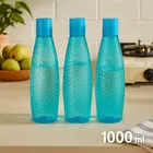 Parikshit Plastic Water Bottles, 1000 ml, Set of 6, Multicolor