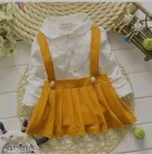 Cotton Blend Full Sleeves Dress for Girls 