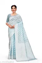 Cotton Zari Woven Saree for Women 