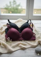 Solid Padded Everyday Bra Pack of 2 for Women 