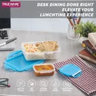 Plastic 2 Containers Lunch Box for Kids 