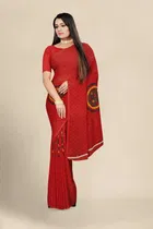 Georgette Printed Saree for Women 