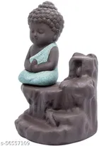 Lord Buddha Water Fountain with 10 Smoke Backflow 
