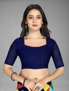 Trendy Georgette Saree with Blouse Piece For Women 