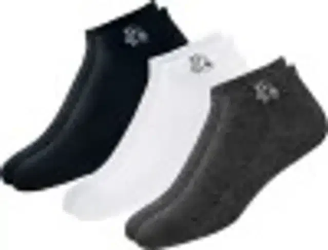 Solid Socks for Men & Women (Multicolor) (Set of 3)