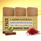 Sandalwood & Saffron De-Tan Soap, Pack of 3