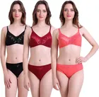 Silk Blend Lingerie Set for Women 