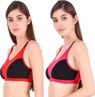 Cotton Blend Non Padded Bra for Women 