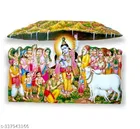 Wooden Govardhan Parvat Jhaki Set 