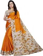 Art Silk Kalamkari Saree for Women 