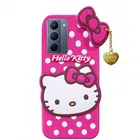Silicone Mobile Back Cover for Realme P3X 5G, Pink