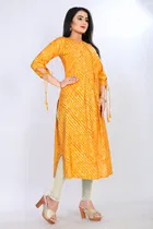 A-Line Crepe Kurti for Women 