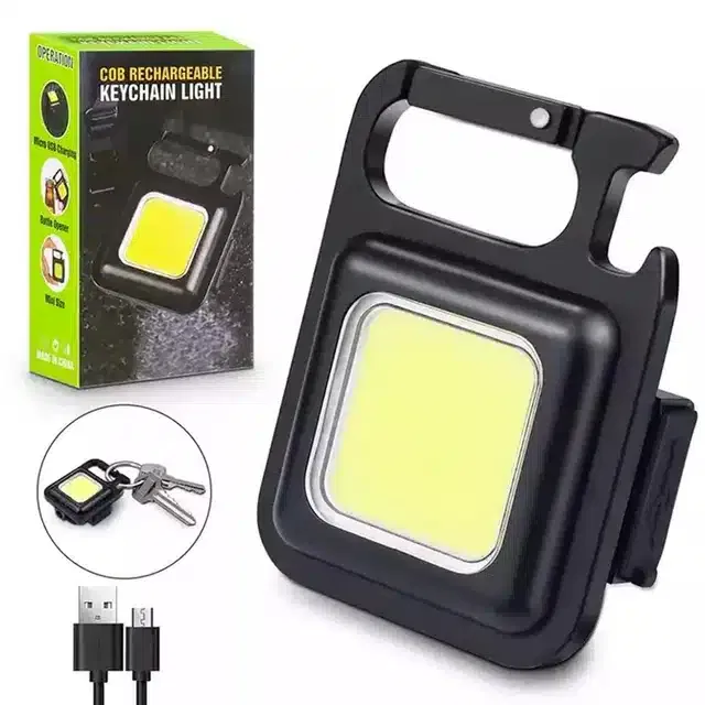 Multifunction Keychain LED Light (Black)