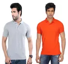 Solid Polo T-shirt for Men, Pack of 4 