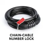 Number Cable Lock for cycle and bike 