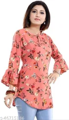 Three-Quarter Sleeves Top for Women 