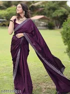 JImmy Choo Saree for Women, Wine 