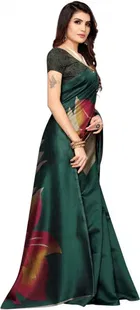 Mysore Silk Printed Saree for Women 