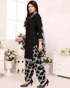 Floral Unstitched Punjabi Suit for Women 