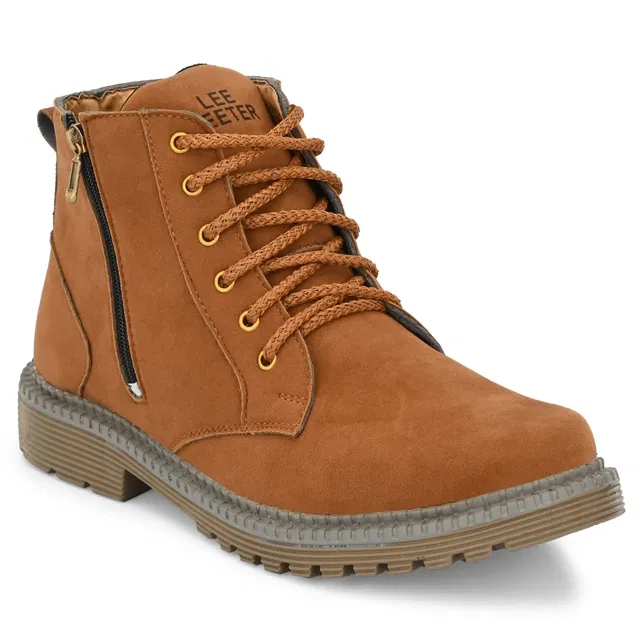 Boots for Men (Tan, 9)