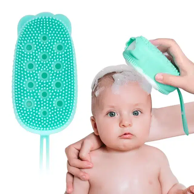 Silicone Soft Bathing Body Scrubber (Multicolour)