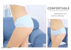 Solid Mid Rise Seamless Cotton Blend Briefs for Women, Pack of 6 