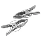 Stainless Steel Cloth Clip, 72 g, 2 Dozen, 24 pcs