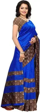 SVB प्रिंटेड साड़ी फॉर वीमेन 