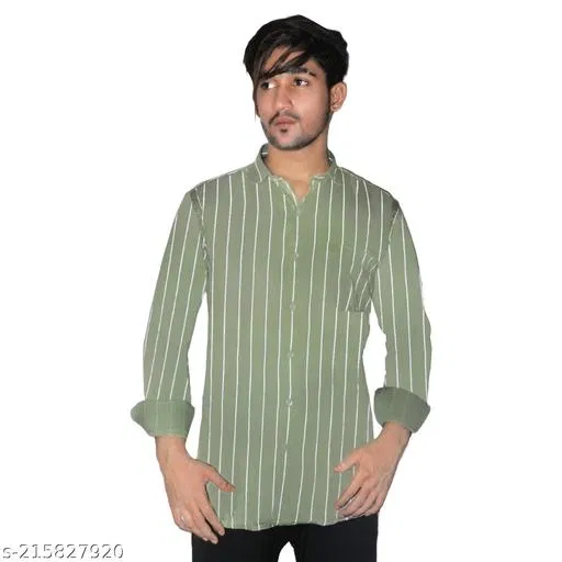 Cotton Blend Checked Shirt for Men, Pista (XXL) Pack of 1