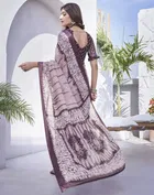 Linen Printed Saree for Women 