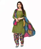 Crepe Unstitched Dress Material for Women 