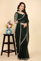 Chiffon Woven Design Saree for Women 