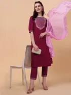 Women's Kurta with Pant & Dupatta 