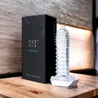 A R Silicone Crystal Dotted Condom for Men (Transparent)