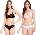 Silk Blend Lingerie Set for Women 