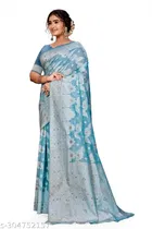 Cotton Zari Woven Saree for Women 