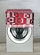 KANUSHI Industries® Washabl&Dustproof Front Load Automatic Washing Machine Cover+1 Pc Fridge Cover+1 Pc Microwave Cover+ Apron for Kitchen Front 