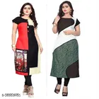 Crepe Printed Kurti for Women 