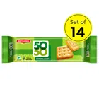 Britannia 50-50 Sweet And Salty Biscuits 14X76 g (Pack Of 14)