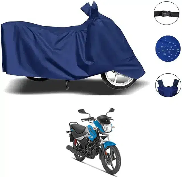 Waterproof & UV Protection Polyester Full Body Cover for Passion Pro Bike (Blue)