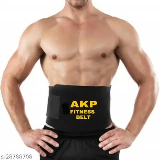 Sweat Belt for Unisex (Black, Free Size)