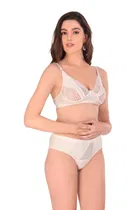 Cotton Non Padded Lingerie Set for Women 