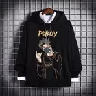 Fleece Printed Hoodie for Men 