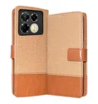 Artificial Leather Mobile Flip Cover for Infinix Note 40 Pro+ 5G 