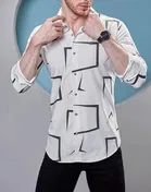 Full Sleeves Printed Shirt for Men 