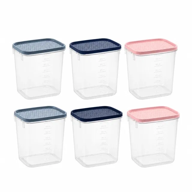 ALL TIME Polka Container (22x6, 250 ml Each, Set of 6)