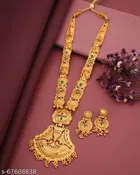 Alloy Necklace with Earrings for Women 